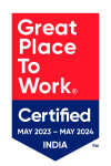 Great Place To Work Certified May 2023 - May 2024 INDIA.